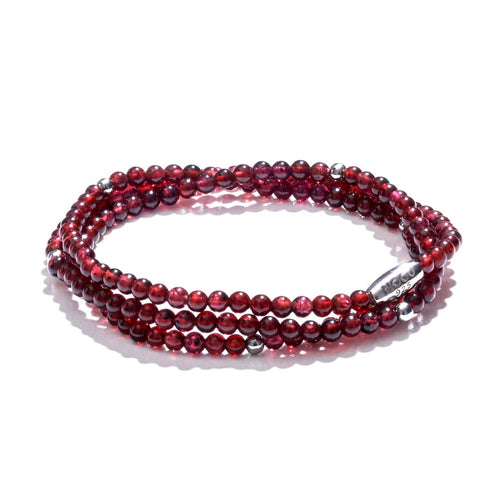 Granat | 925er Sterlingsilber | Edelstein-Wrap